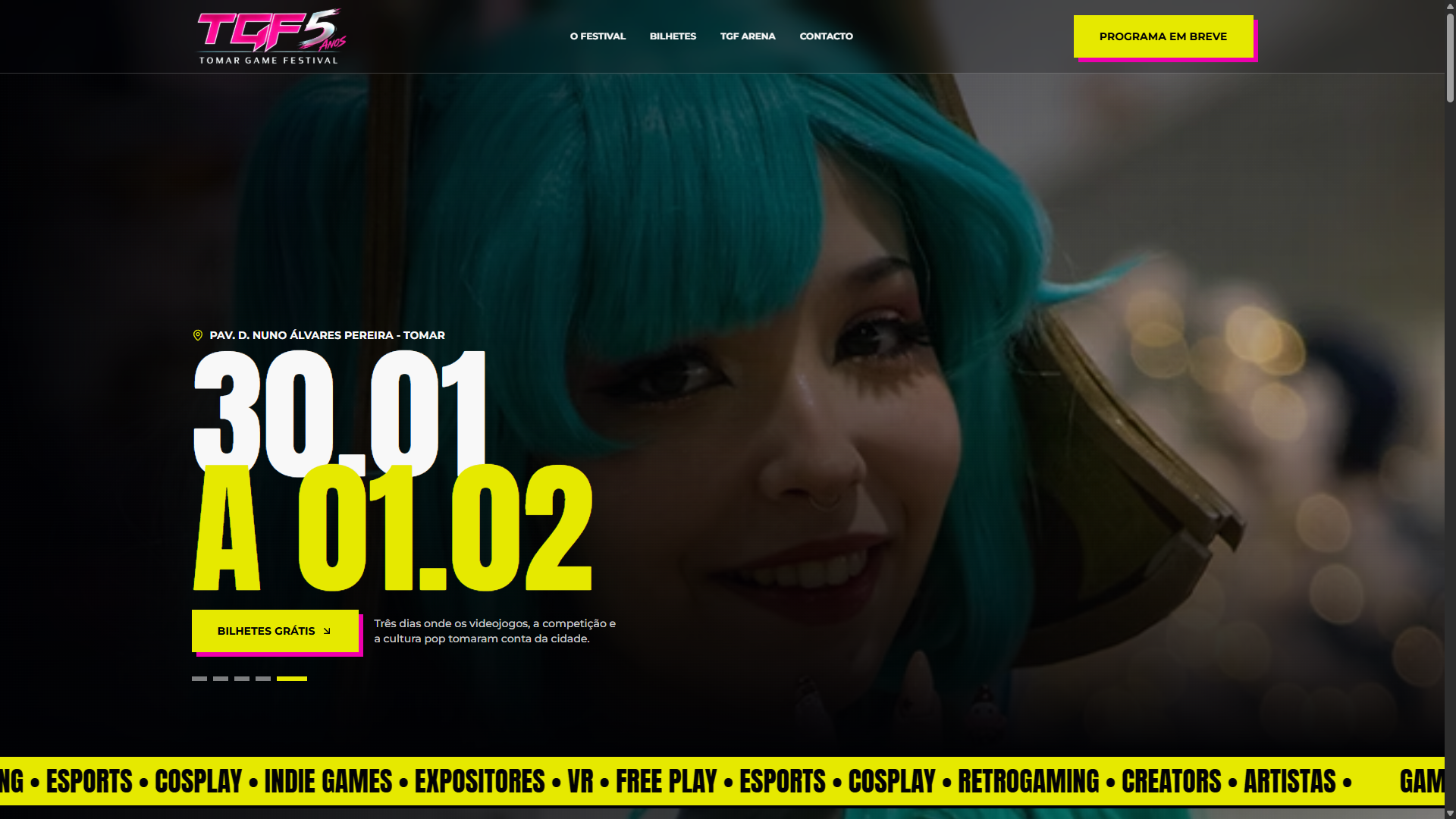 Site de Evento